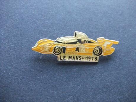 Renault Alpine A442 deelnemer 24 uurs race van Le Mans 1978 gesponsord door Renault -Elf